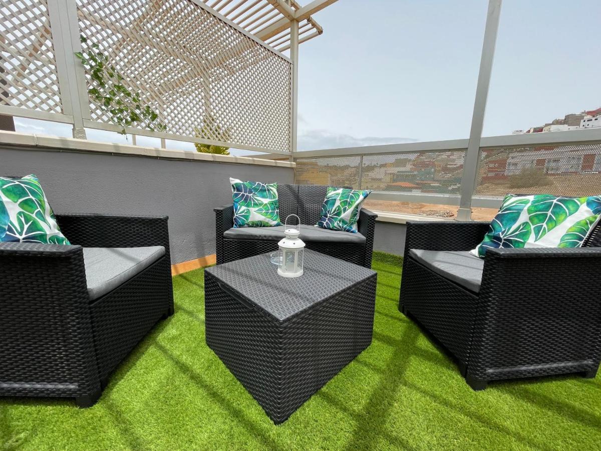 Atico "Turquesa Beach" Con Piscina, Terraza Y Barbacoa Sardina Exterior photo